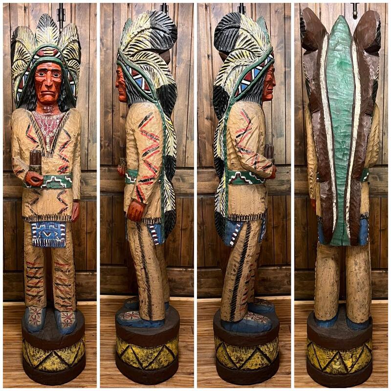 Sold Items – Gallagher Cigar Store Indians
