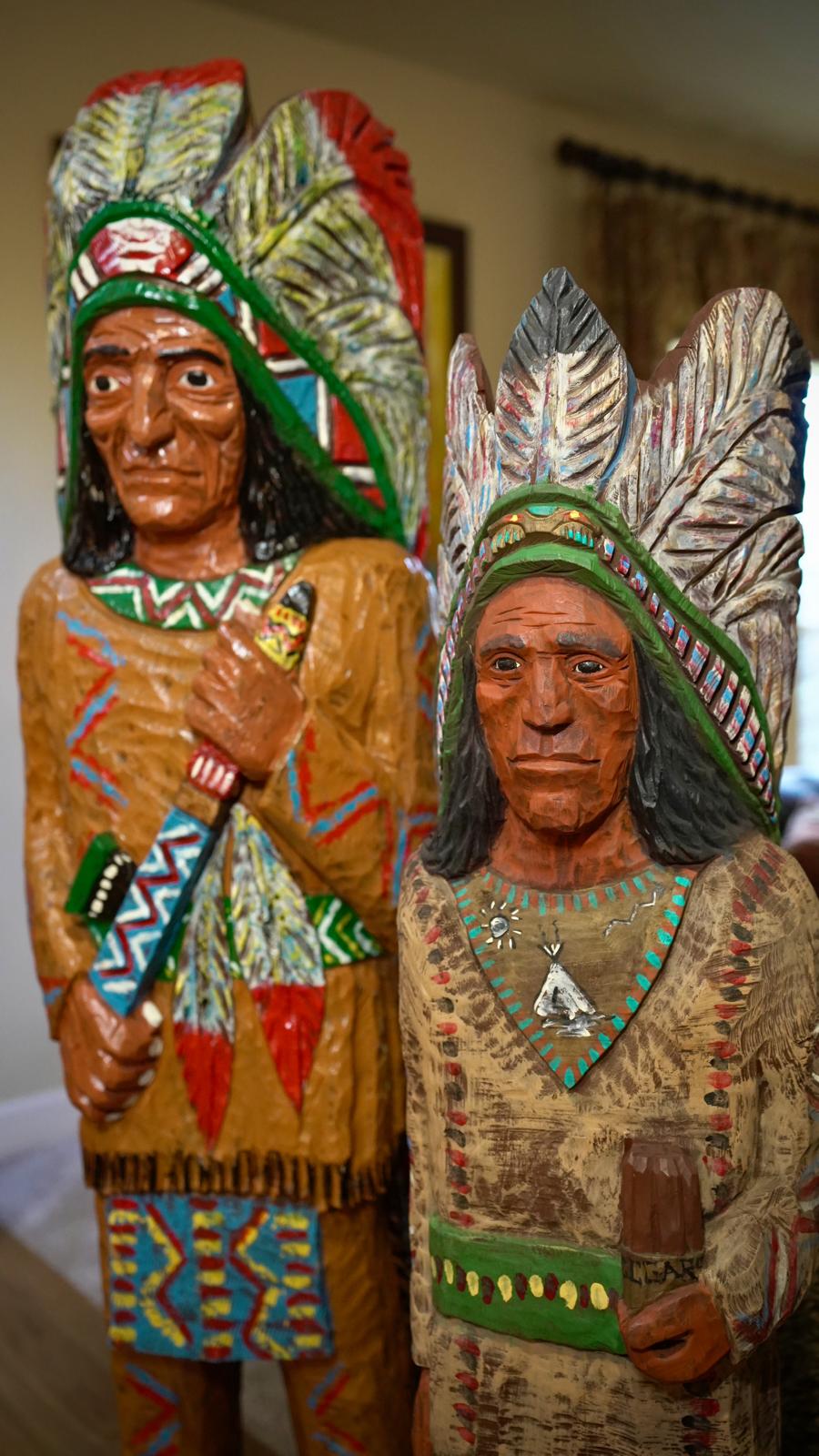 Gallagher Cigar Store Indians