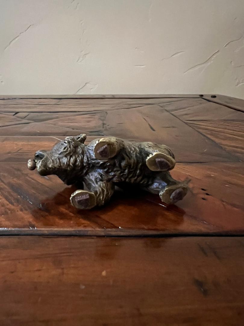 Vintage Austrian Bronze Bear Cigar Cutter c. 1900s