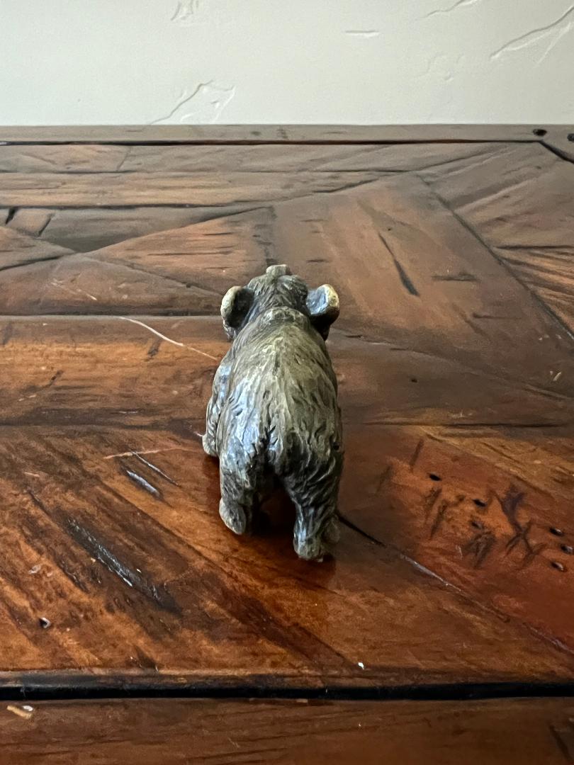 Vintage Austrian Bronze Bear Cigar Cutter c. 1900s