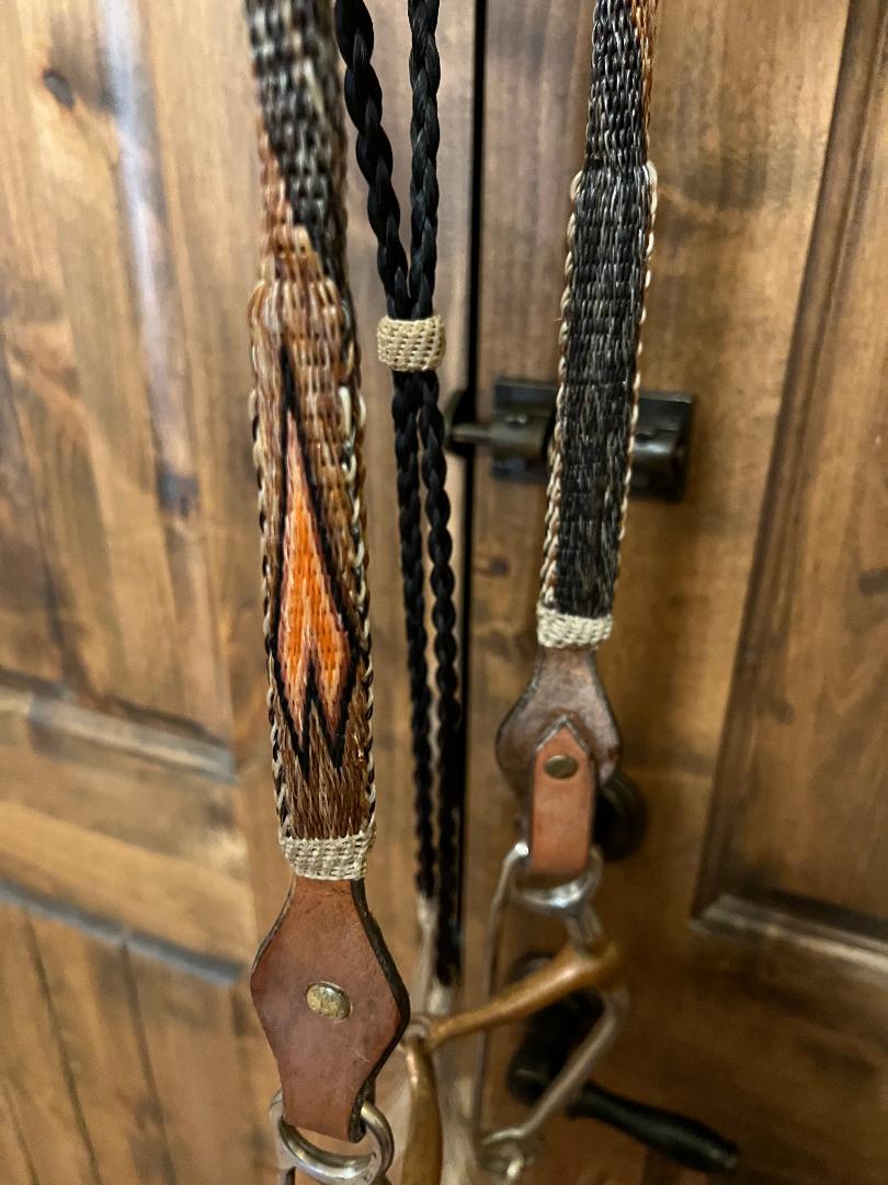 Horse Hair Custom Bridle Deer Lodge Montana Handmade