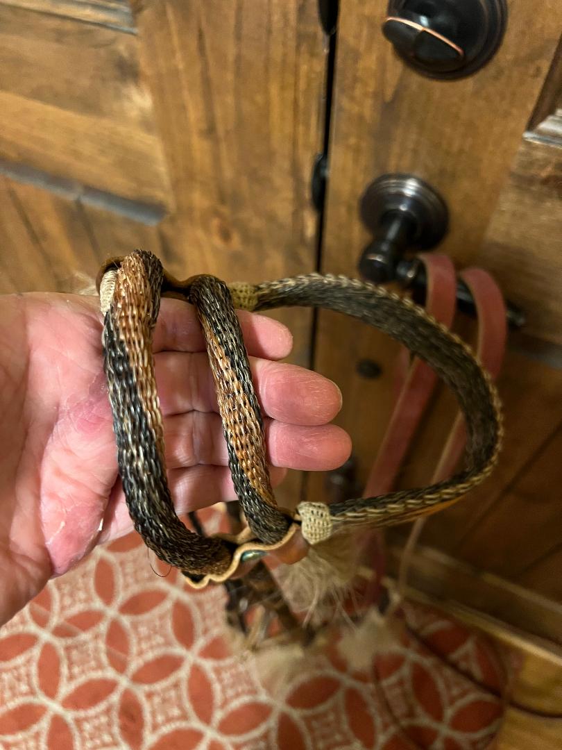 Horse Hair Custom Bridle Deer Lodge Montana Handmade