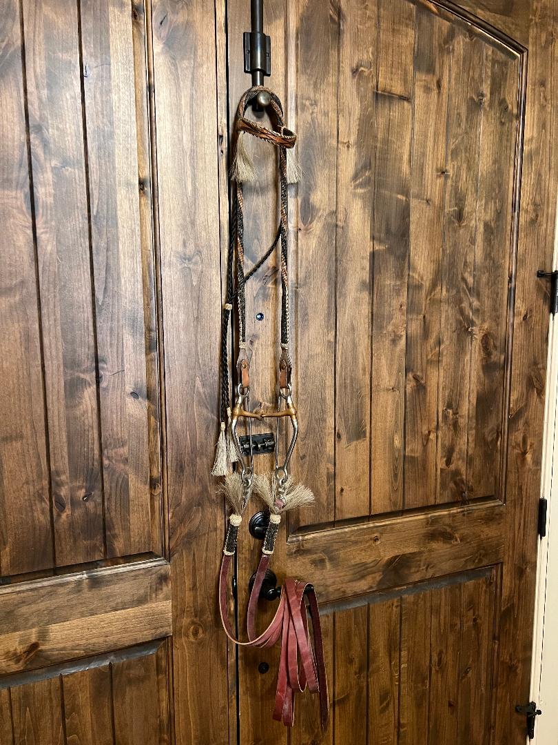 Horse Hair Custom Bridle Deer Lodge Montana Handmade