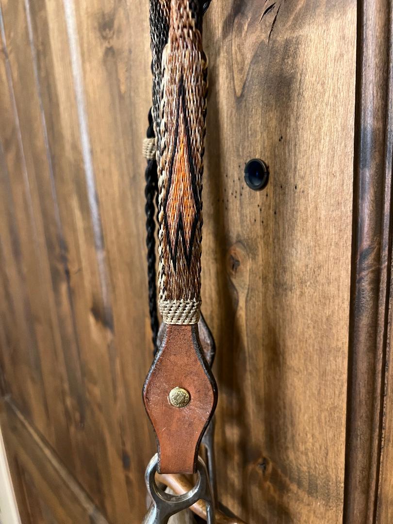 Horse Hair Custom Bridle Deer Lodge Montana Handmade