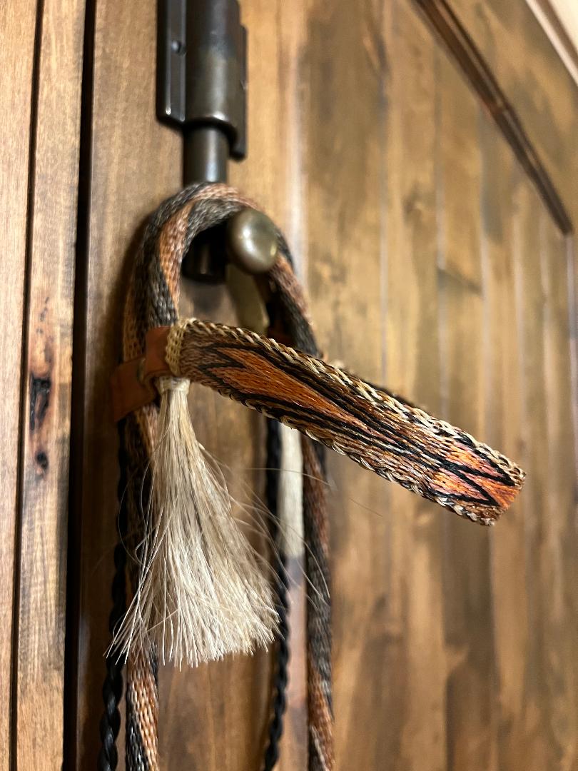 Horse Hair Custom Bridle Deer Lodge Montana Handmade
