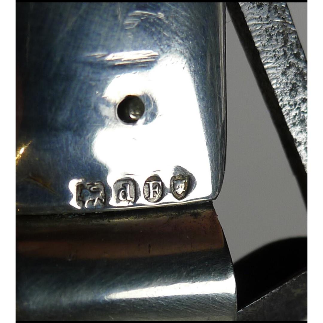 Rare Antique Novelty Sterling Silver Cigar Cutter - 1899 London England