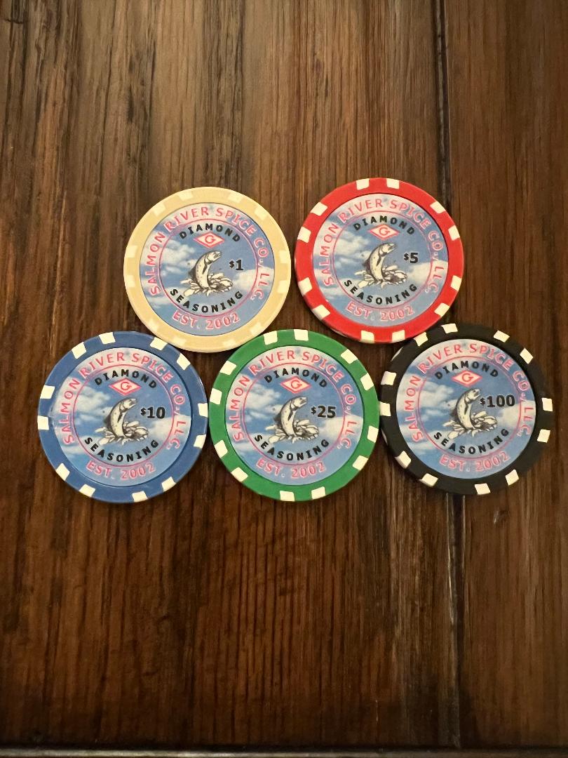 Diamond G Cattle Co. of Montana Custom Clay Poker Chip Set