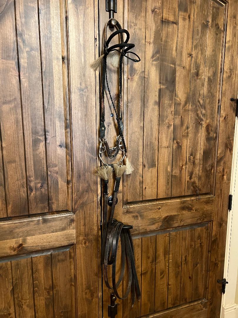 Horse Hair Custom Bridle Deer Lodge Montana Handmade