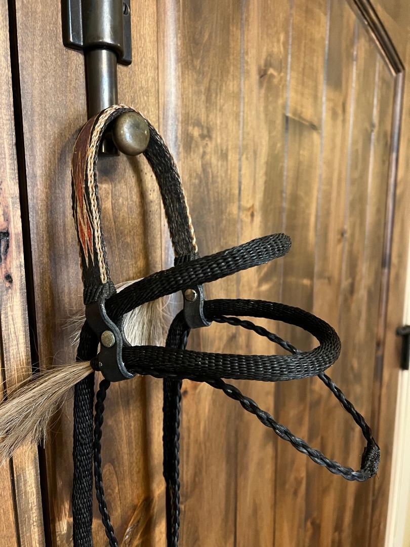 Horse Hair Custom Bridle Deer Lodge Montana Handmade