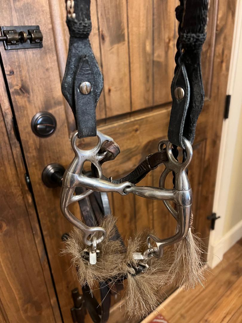 Horse Hair Custom Bridle Deer Lodge Montana Handmade