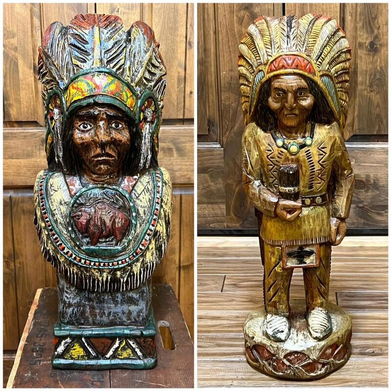 Gallagher Cigar Store Indians